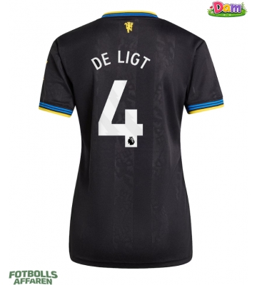 Manchester United Matthijs de Ligt #4 Tredje Tröja Kvinnor 2025-26 Kortärmad